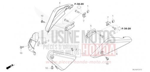 AIR CLEANER SIDE COVER CMX1100DS de 2025